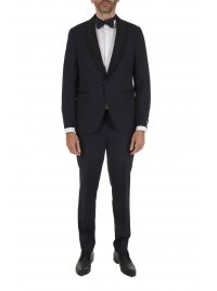 MICHAEL KORS MICHAEL KORS ΚΟΥΣΤΟΥΜΙ ΣΜΟΚΙΝ SLIM FIT SUPER STRETCH PAULO OLIVEIRA ΜΠΛΕ