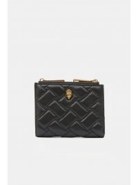 KURT GEIGER KURT GEIGER ΠΟΡΤΟΦΟΛΙ MINI PURSE ΚΑΠΙΤΟΝΕ LOGO ΜΑΥΡΟ