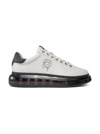 KARL LAGERFELD KARL LAGERFELD ΠΑΠΟΥΤΣΙΑ SNEAKERS KAPRI KUSHION PLEXI NFT ΛΕΥΚΟ-ΜΑΥΡΟ