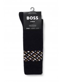 BOSS  BOSS ΚΑΛΤΣΕΣ 2P RS RIB MONO BLOCK CC ΜΑΥΡΟ