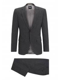 BOSS  BOSS ΚΟΣΤΟΥΜΙ SLIM FIT H-HUGE-2PCS-224 ΓΚΡΙ