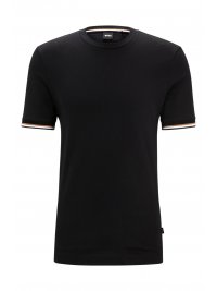 BOSS  BOSS T-SHIRT THOMPSON 04 ΜΑΥΡΟ