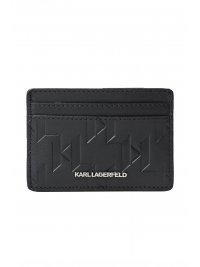 KARL LAGERFELD KARL LAGERFELD ΘΗΚΗ ΚΑΡΤΩΝ K/LOOM ΜΑΥΡΟ