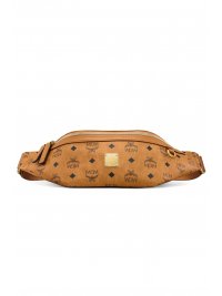 MCM MCM ΤΣΑΝΤΑ FURSTEN BELT BAG MED COGNAC VIS ΚΟΝΙΑΚ