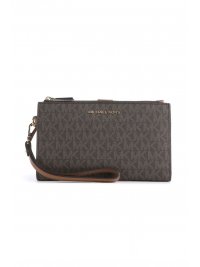 MICHAEL KORS MICHAEL KORS ΠΟΡΤΟΦΟΛΙ JET SET ALL OVER LOGO ΚΑΦΕ/ΤΑΜΠΑ