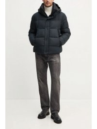 BOSS  BOSS CASUAL ΜΠΟΥΦΑΝ PUFFER ΚΟΥΚΟΥΛΑ OMARIS  ΜΑΥΡΟ