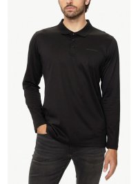 KARL LAGERFELD KARL LAGERFELD POLO PRESS BUTTON ΜΑΥΡΟ