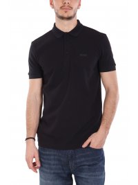 BOSS  BOSS ATHLEISURE POLO REGULAR FIT PADDY ΣΚΟΥΡΟ ΜΠΛΕ