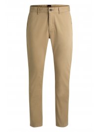 BOSS  BOSS CASUAL ΠΑΝΤΕΛΟΝΙ CHINO SLIM FIT ΜΠΕΖ