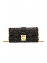 MCM MCM ΠΟΡΤΟΦΟΛΙ ΤΣΑΝΤΑΚΙ TRACY TRIM LTH CHAIN LRG BLACK VIS ΜΑΥΡΟ