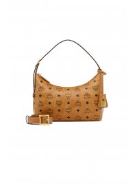 MCM MCM ΤΣΑΝΤΑ ΩΜΟΥ AREN NEW HOBO SML COGNAC VIS ΚΟΝΙΑΚ 