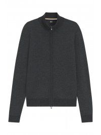 BOSS  BOSS ΠΛΕΚΤΟ FULLZIP H-HETEMO ΑΝΘΡΑΚΙ