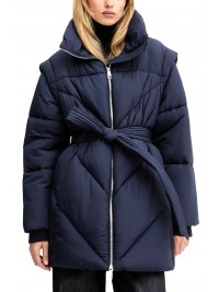 BOSS  BOSS CASUAL ΜΠΟΥΦΑΝ C_PIOBELLA ΦΟΥΣΚΩΤΟ ΑΠΟΣΠΩΜΕΝΗ ΖΩΝΗ ΣΚΟΥΡΟ ΜΠΛΕ