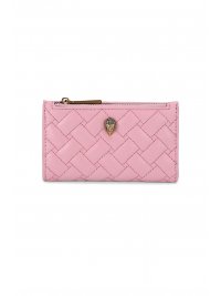 KURT GEIGER KURT GEIGER ΠΟΡΤΟΦΟΛΙ KENSINGTON BIFOLD WALLET KAΠΙΤΟΝΕ LOGO ΡΟΖ