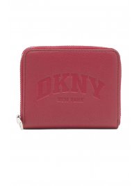 DKNY DKNY ΠΟΡΤΟΦΟΛΙ HADLEE SM ZIP AROUND LOGO ΚΟΚΚΙΝΟ