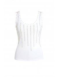 MARELLA MARELLA SPORT TANK TOP MLSNATALEBLING ALL OVER ΣΤΡΑΣ ΛΕΥΚΟ