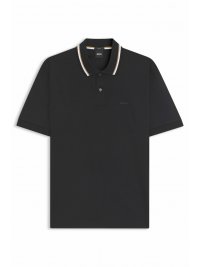 BOSS  BOSS POLO SLIM FIT PENROSE 38 ΜΑΥΡΟ