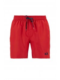 LA MARTINA LA MARTINA ΜΑΓΙΩ SHORTS LOGO ΚΟΚΚΙΝΟ