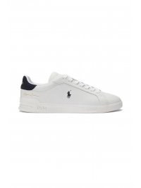 RALPH LAUREN RALPH LAUREN ΠΑΠΟΥΤΣΙΑ SNEAKERS HRT CRT II-SK-LTL ΛΕΥΚΟ-ΜΠΛΕ