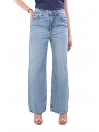 RICHMOND X  RICHMOND X ΠΑΝΤΕΛΟΝΙ JEANS KRALA LOGO ΜΠΛΕ