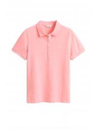 GANT GANT POLO SLIM FIT PIQUE CONTRAST  ΡΟΖ