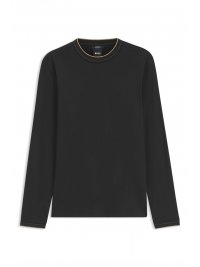 BOSS  BOSS T-SHIRT  H-Tenison 195 ΜΑΥΡΟ