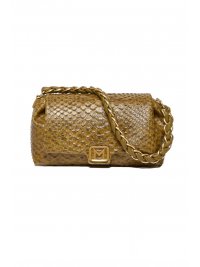 MARELLA MARELLA LE MUSE ΤΣΑΝΤΑ ΩΜΟΥ/CROSSBODY MLLFRISIA1 LOGO ΜΕΤΑΛΛΙΚΟ ΛΑΔΙ