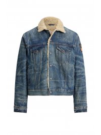RALPH LAUREN RALPH LAUREN ΜΠΟΥΦΑΝ JEANS TRUCKER JACKET ΜΠΛΕ