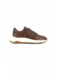 HOGAN HOGAN ΠΑΠΟΥΤΣΙΑ SNEAKERS HYPERLIGHT ALLACCIATO H ΚΑΦΕ