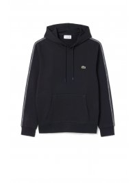 LACOSTE LACOSTE ΦΟΥΤΕΡ HOODIE LOGO ΜΑΥΡΟ