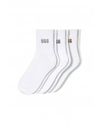 UGG UGG KAΛΤΣΕΣ QUINLIN LOGO QUARTER 3 PACK ΜΕΣΑΙΑ ΛΕΥΚΟ
