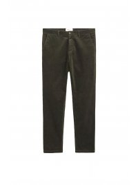 GANT GANT ΠΑΝΤΕΛΟΝΙ ΚΟΤΛΕ SLIM CORD CHINOS ΣΚΟΥΡΟ ΠΡΑΣΙΝΟ