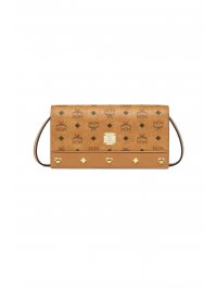 MCM MCM TΣΑΝΤΑΚΙ-ΠΟΡΤΟΦΟΛΙ CROSSBODY AREN FIRST LADY BUCKLE W/STRAP LRG COGNAC VIS ΚΟΝΙΑΚ